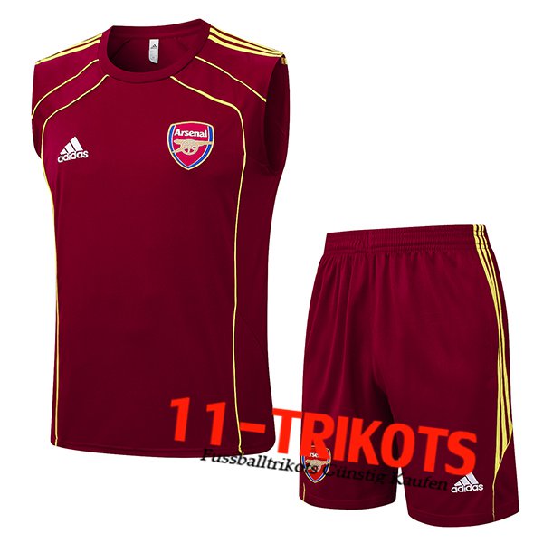 Arsenal Trainings-Tanktop Rot/Gelb 2025/2026