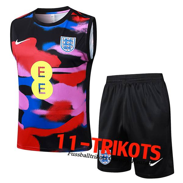 Britannien Trainings-Tanktop Schwarz/Rosa/Rot/Blau 2025/2026