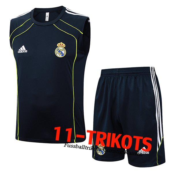 Real Madrid Trainings-Tanktop Schwarz/Grün 2025/2026