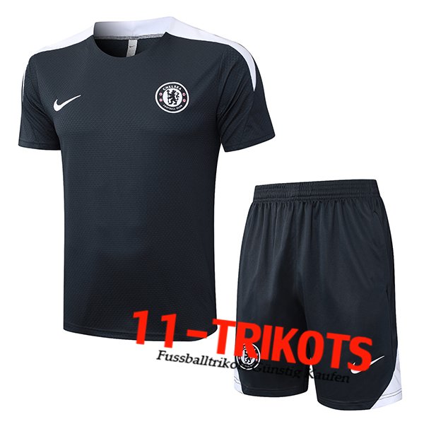 FC Chelsea Trainingstrikot Grau/Weiß 2025/2026