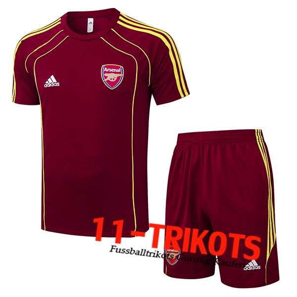 Arsenal Trainingstrikot Rot/Gelb 2025/2026 -02