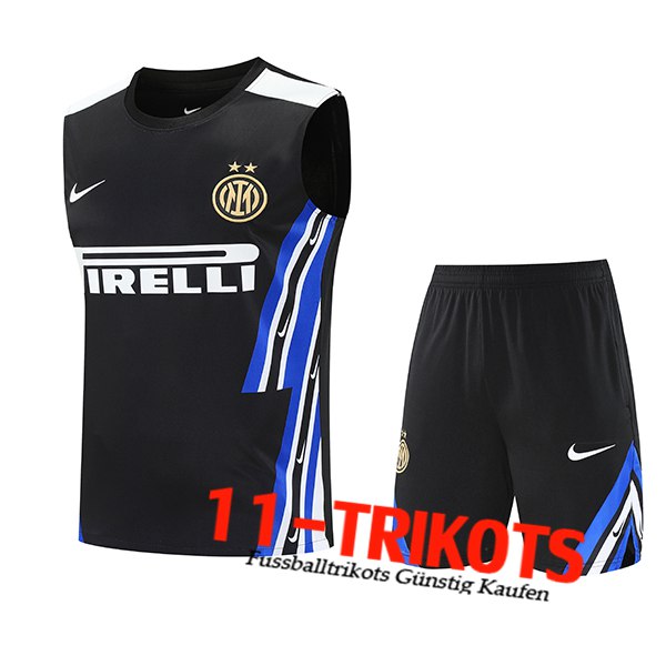 Inter Milan Trainings-Tanktop Schwarz/Blau 2025/2026
