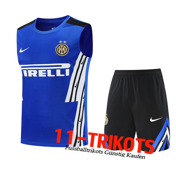 Inter Milan Trainings-Tanktop Blau/Weiß 2025/2026