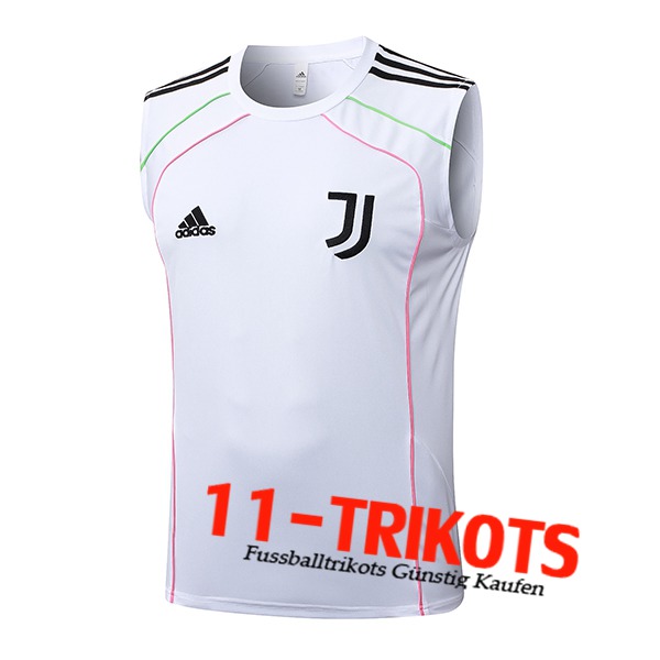 Juventus Trainings-Tanktop Weiß/Schwarz 2025/2026