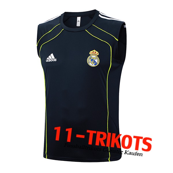 Real Madrid Trainings-Tanktop Schwarz/Grün 2025/2026