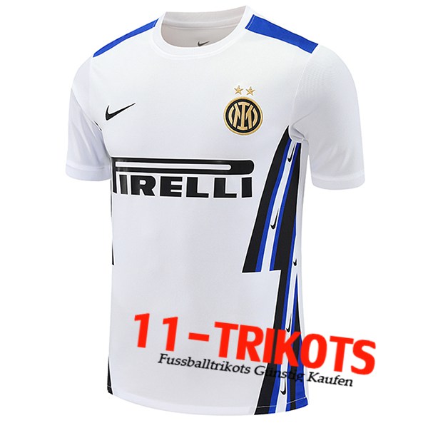 Inter Milan Trainingstrikot Weiß/Schwarz/Blau 2025/2026