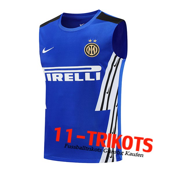 Inter Milan Trainings-Tanktop Blau/Weiß 2025/2026