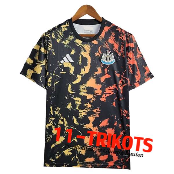 Newcastle United Trainingstrikot Schwarz/Gelb/Orange 2025/2026 -02