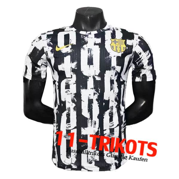 FC Barcelona Trainingstrikot Schwarz/Weiß 2025/2026