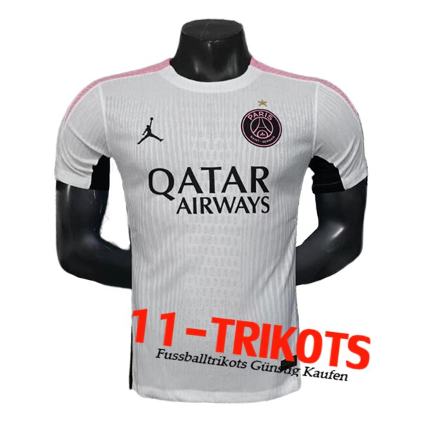 PSG Trainingstrikot Weiß/Rosa 2025/2026 -02