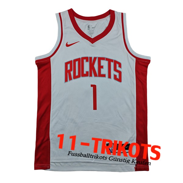 Houston Rockets Trikot (THOMPSON #1) 2025/26 Weiß/Rot