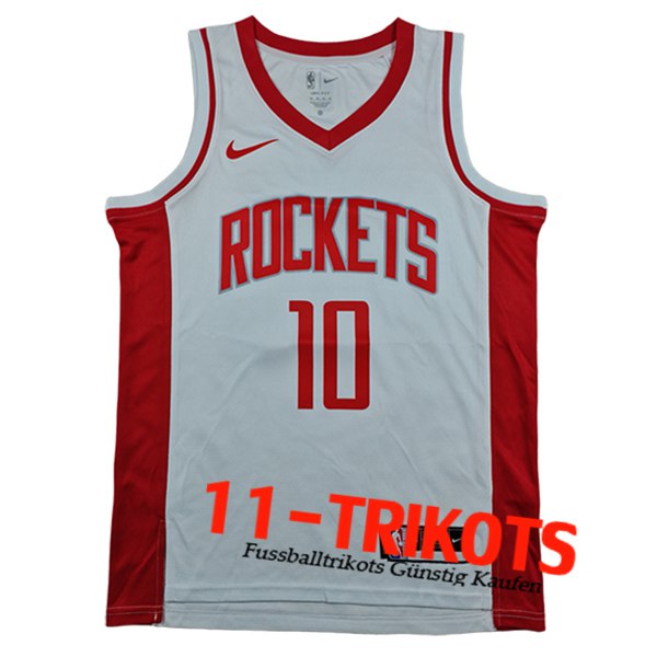 Houston Rockets Trikot (SMITH JR. #10) 2025/26 Weiß/Rot