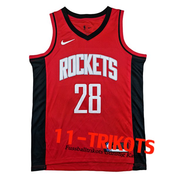 Houston Rockets Trikot (SENGUN #28) 2025/26 Schwarz/Rot