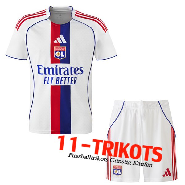 lyon Heimtrikot + Shorts 2025/2026