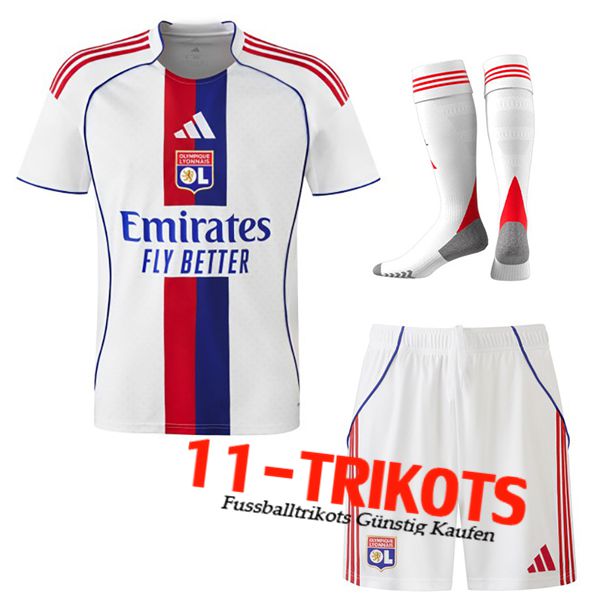 lyon Heimtrikot (Shorts + Socken) 2025/2026