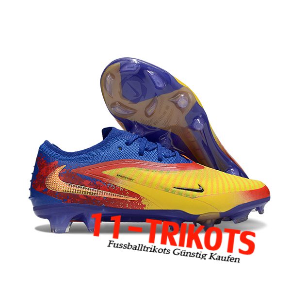 Nike Fussballschuhe Phantom GX III Elite FG Blau/Gelb/Orange/Rot
