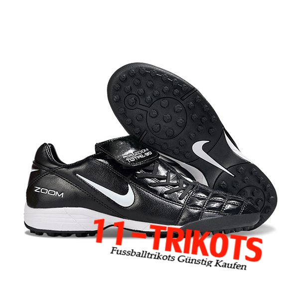 Nike Fussballschuhe NIKE T90 TF Schwarz/Weiß