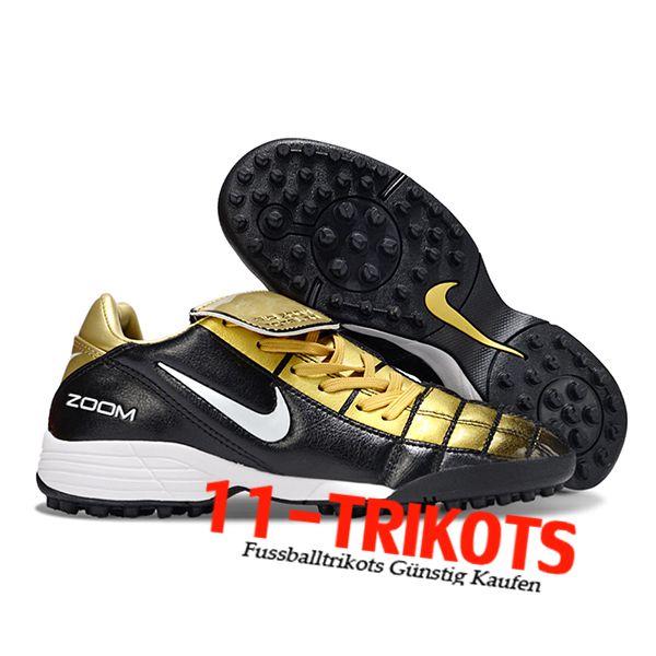 Nike Fussballschuhe NIKE T90 TF Schwarz/Gelb/Weiß
