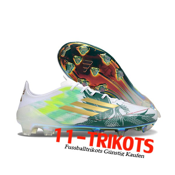 Adidas Fussballschuhe F50 ELITE FG Weiß/Grün
