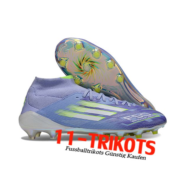 Adidas Fussballschuhe F50 ELITE MID FG W lila/Grün