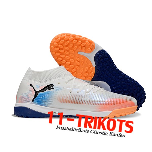 PUMA Fussballschuhe FUTURE 8 ULTIMATE TF Weiß/Orange