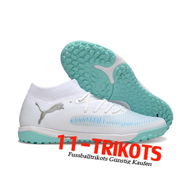 PUMA Fussballschuhe FUTURE 8 ULTIMATE TF Weiß/Blau/Grün