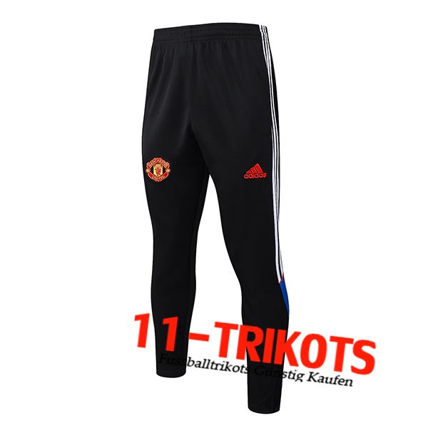 Manchester United Trainingshose Schwarz/Blau/Weiß 2025/2026