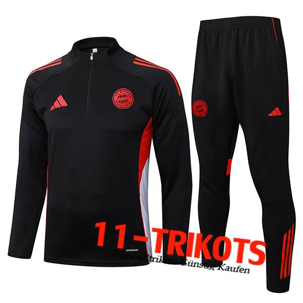 Bayern Munchen Trainingsanzug Schwarz/Rot/Weiß 2025/2026