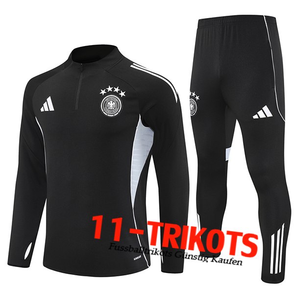Deutschland Trainingsanzug Schwarz/Grau 2025/2026