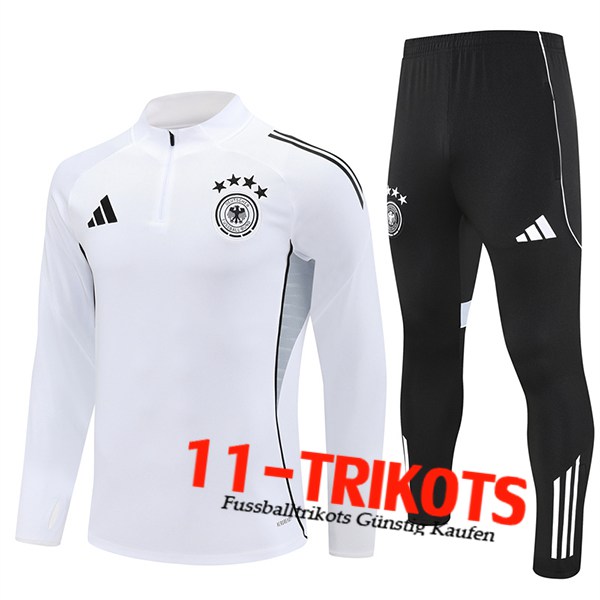 Deutschland Trainingsanzug Weiß/Grau 2025/2026