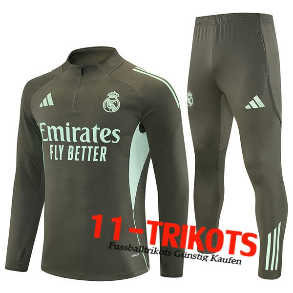 Real Madrid Trainingsanzug Braun/Grün 2025/2026