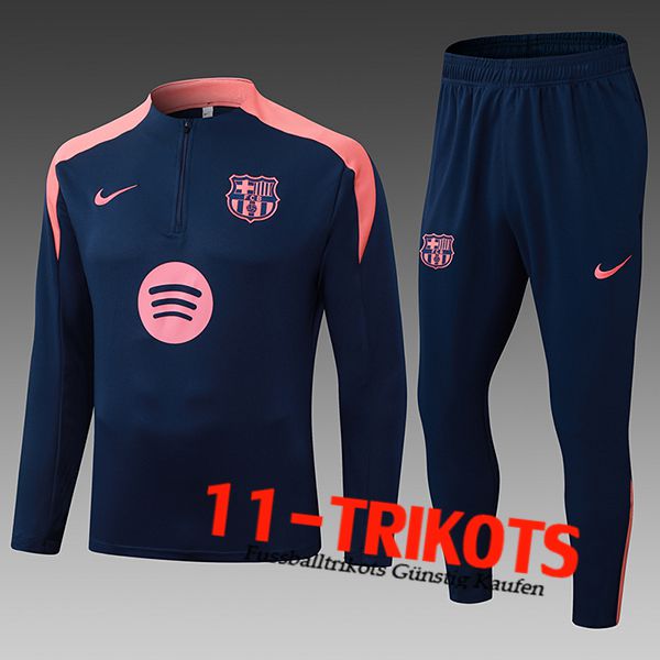 FC Barcelona Trainingsanzug Kinder Blau/Rosa 2025/2026