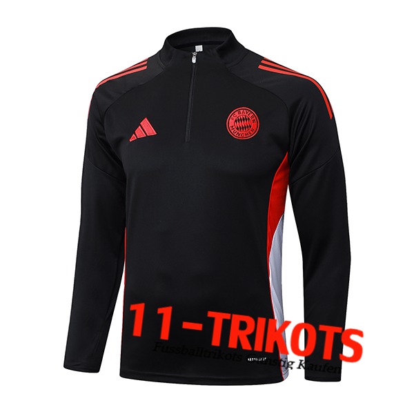 Bayern Munchen Training Sweatshirt Schwarz/Rot/Weiß 2025/2026