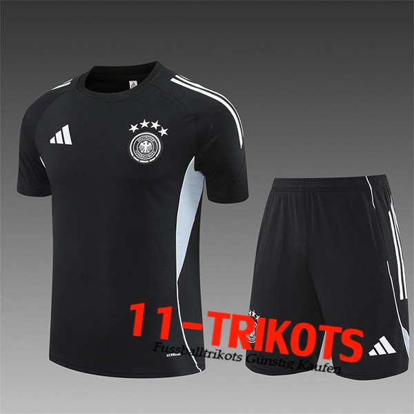Deutschland Trainingstrikot Kinder Schwarz/Grau 2025/2026