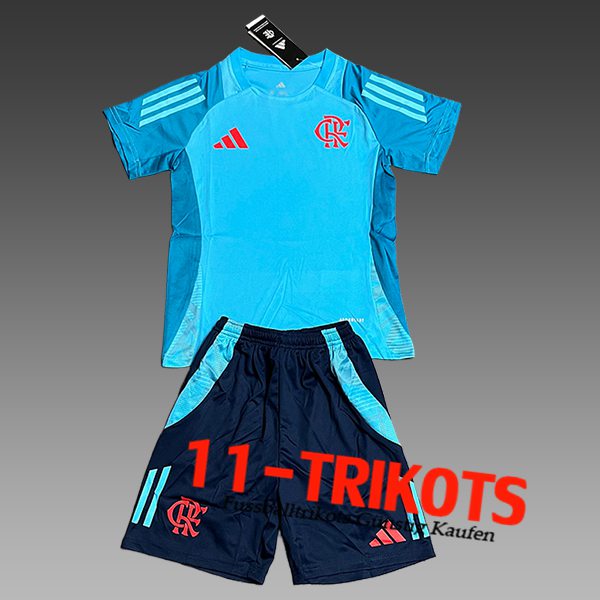 Flamengo Trainingstrikot Kinder Blau 2025/2026