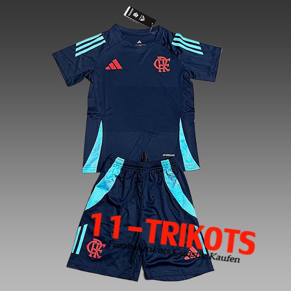 Flamengo Trainingstrikot Kinder Dunkelblau 2025/2026