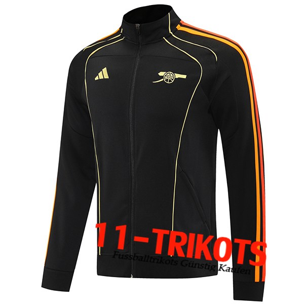 Arsenal Trainingsjacke Schwarz/Orange/Rot 2025/2026