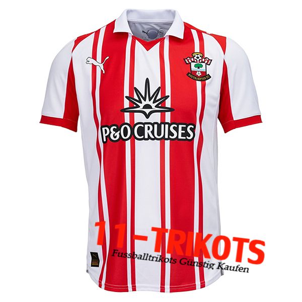 Neues Southampton Heimtrikot 2025/2026
