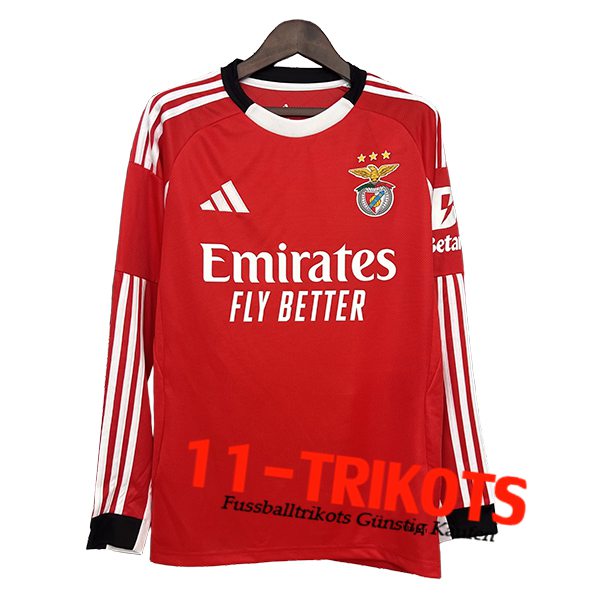 Neues Benfica Heimtrikot Langarms 2025/2026