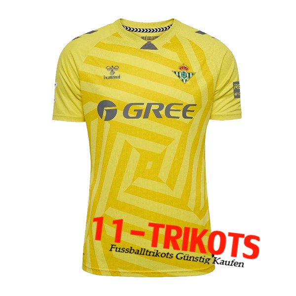 Real Betis Fussball Trikots Torhuter Gelb 2025/2026