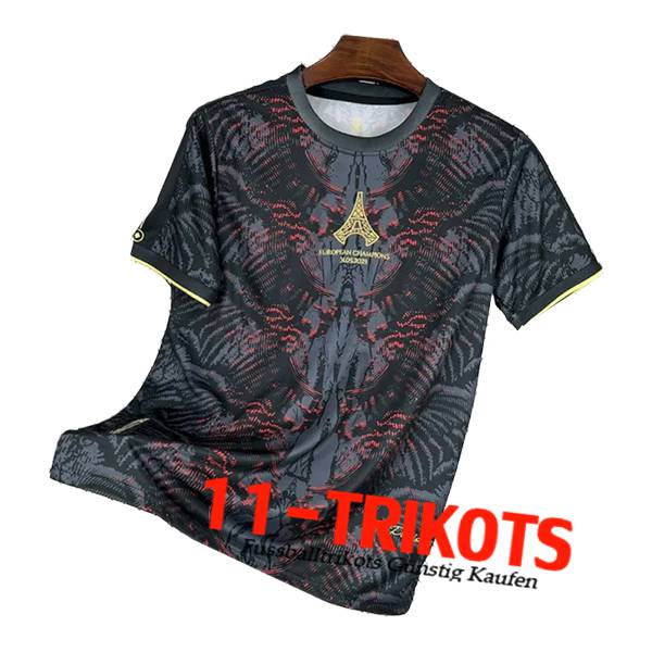 PSG Fussball Trikots Special Edition Schwarz 2025/2026