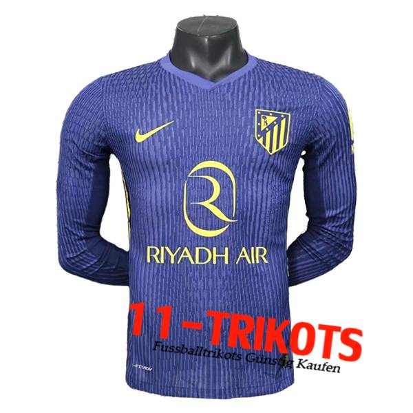 Neues Atletico Madrid Auswärtstrikot Langarms 2025/2026