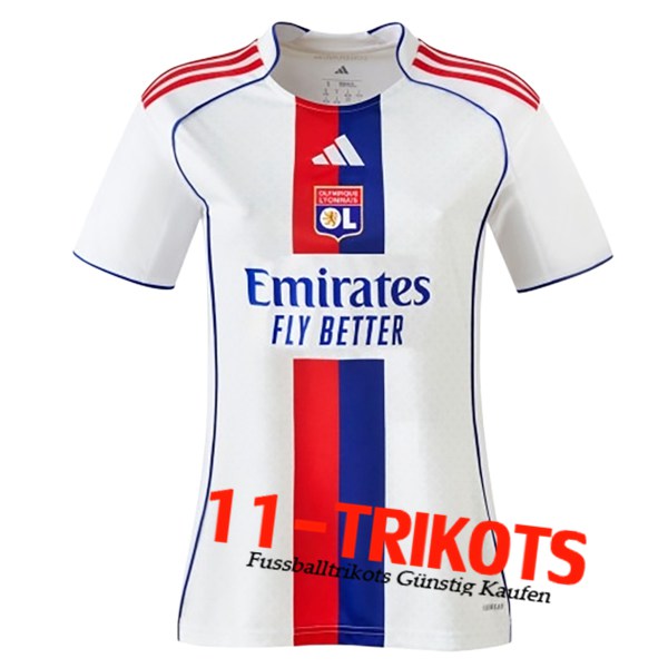 Neues lyon Damen Heimtrikot 2025/2026