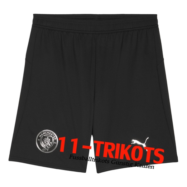 Manchester City Fussball Shorts Auswärtstrikot 2025/2026