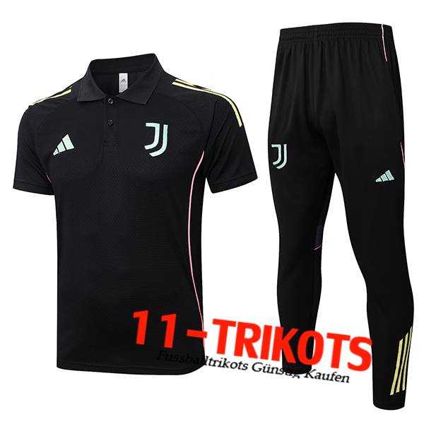 Juventus Poloshirt Schwarz 2025/2026