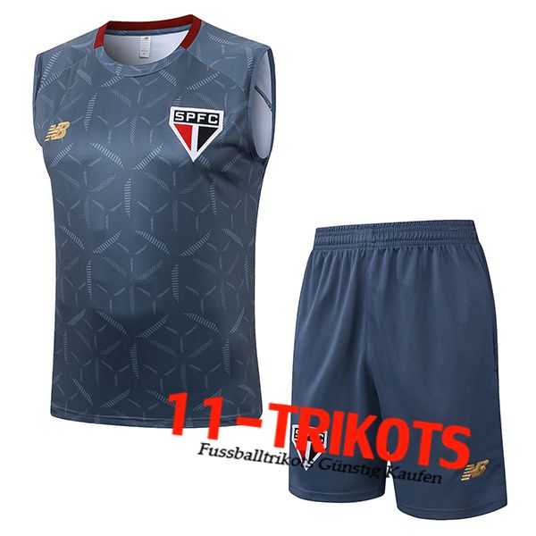 Sao Paulo FC Trainings-Tanktops Grau 2025/2026