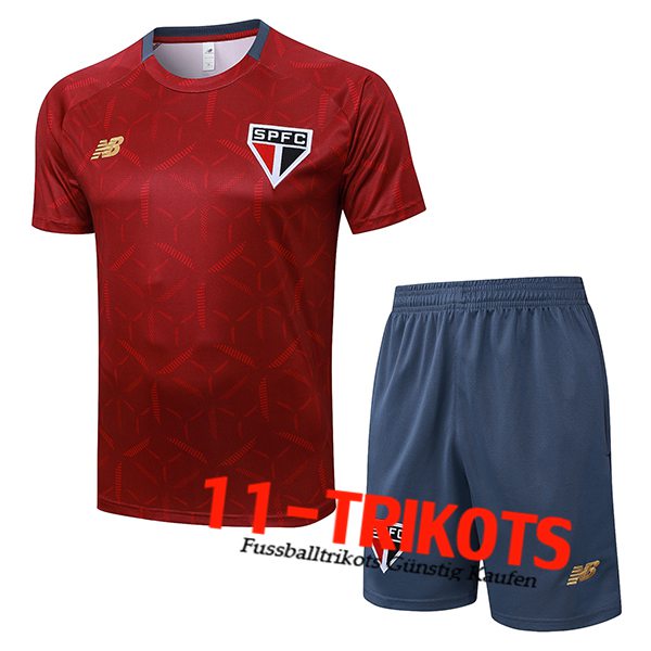 Sao Paulo FC Trainingstrikot Rot 2025/2026
