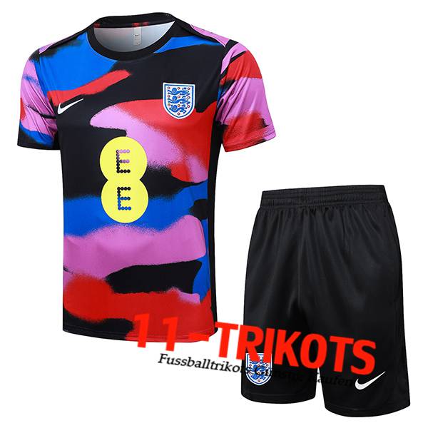Britannien Trainingstrikot Schwarz/Rosa/Rot/Blau 2025/2026