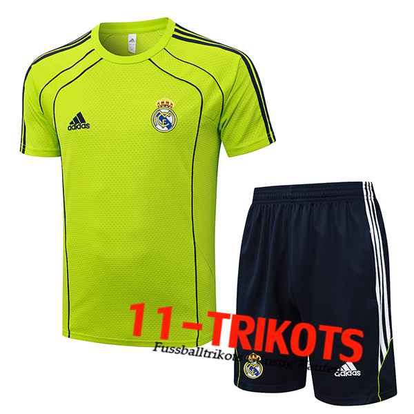 Real Madrid Trainingstrikot Grün/Schwarz 2025/2026