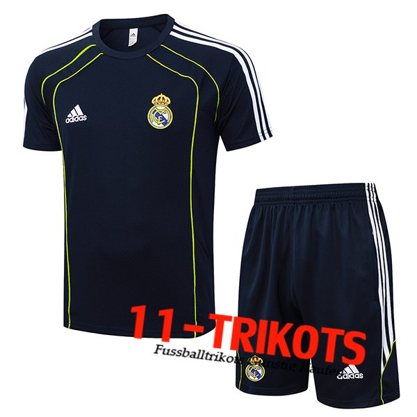 Real Madrid Trainingstrikot Schwarz/Grün 2025/2026 -02
